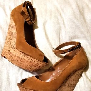 Tan Summer Wedges Heel by Wild Pair